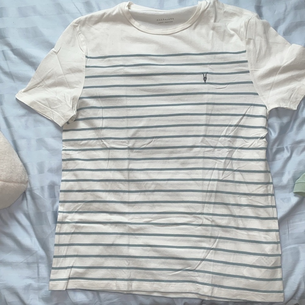 All saints men’s size Large T shirt, worn for photoshoot, otherwise new
